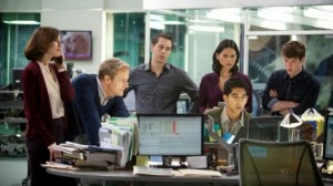 The cast of the Newsroom