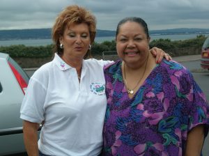 Betty Scott MBE and Candy Devine MBE photographed by Anne Hailes MBE!