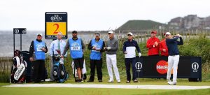 Players at the Open 2016 Troon, Scotland 