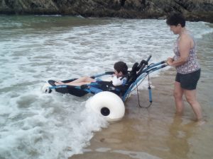 Nathan's beach wheelchair