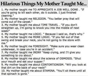things-my-mother-taught-me
