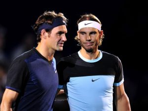 Roger Federer and Rafa Nadal