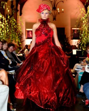 Spectacular gown by Irish fashion designer Geraldine Connon