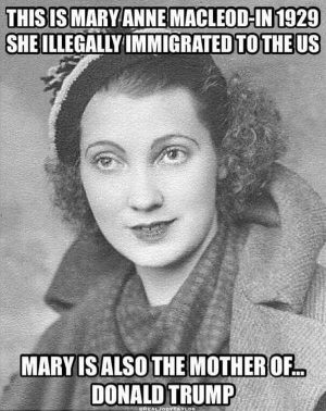 trumps mother