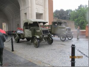 The bells pass through the Menin Gate