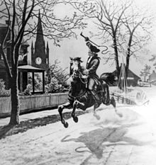 Paul Revere in full flight