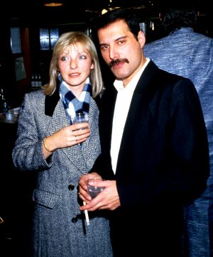 Mary Austin with Freddie Mercury