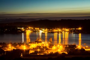 Strangford Lough ablaze for Christmas